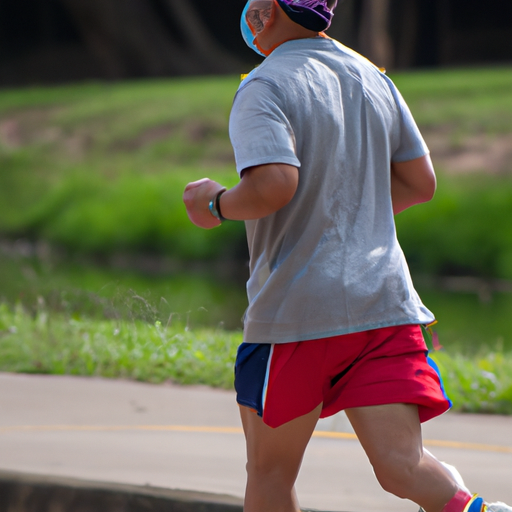 תמונה של אדם ג'וגינג בפארק, המייצגת את החשיבות של פעילות גופנית לשיפור הזיכרון.